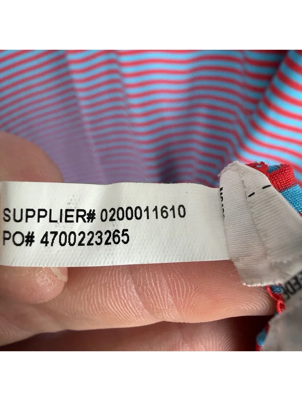 RLX Ralph Lauren Golf Polo Shirt Mens Large Blue Red Striped Performance